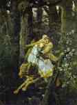 Ivan Tsarevich Riding the Grey Wolf.