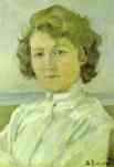 Portrait of Zinaida Sredina.