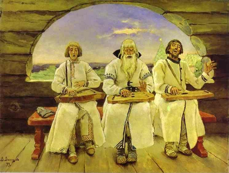 Victor Vasnetsov. Dulcimer Players.
