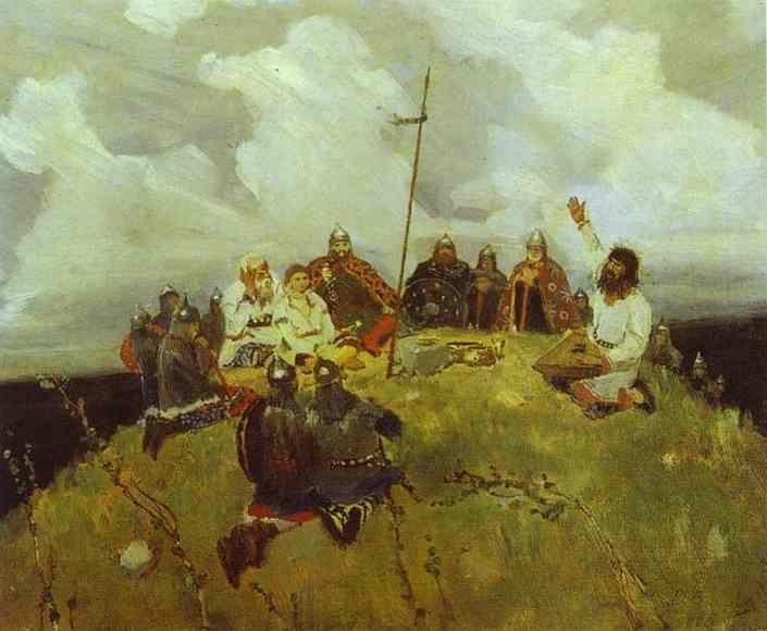 Victor Vasnetsov. The Bard Bayan.