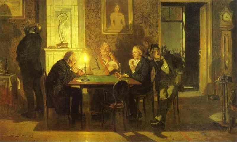Victor Vasnetsov. A Game of Preference.