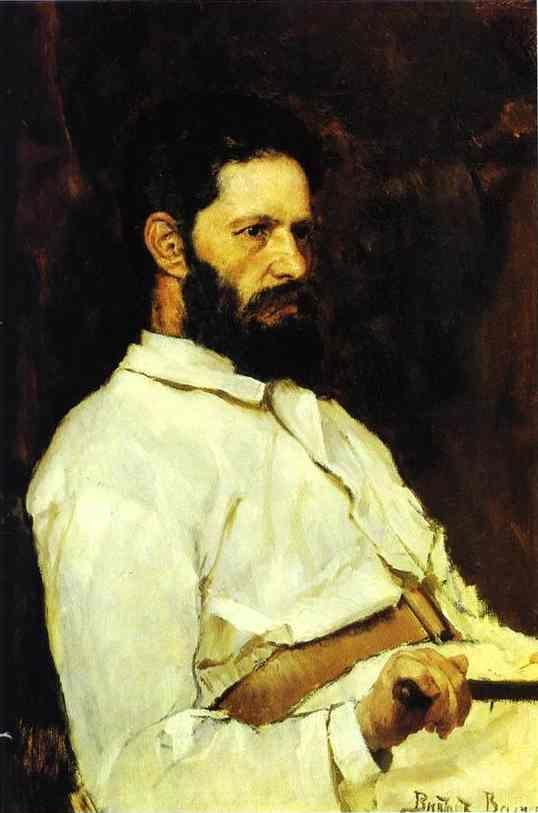 Victor Vasnetsov. Portrait of the Sculptor Mark Antokolsky.