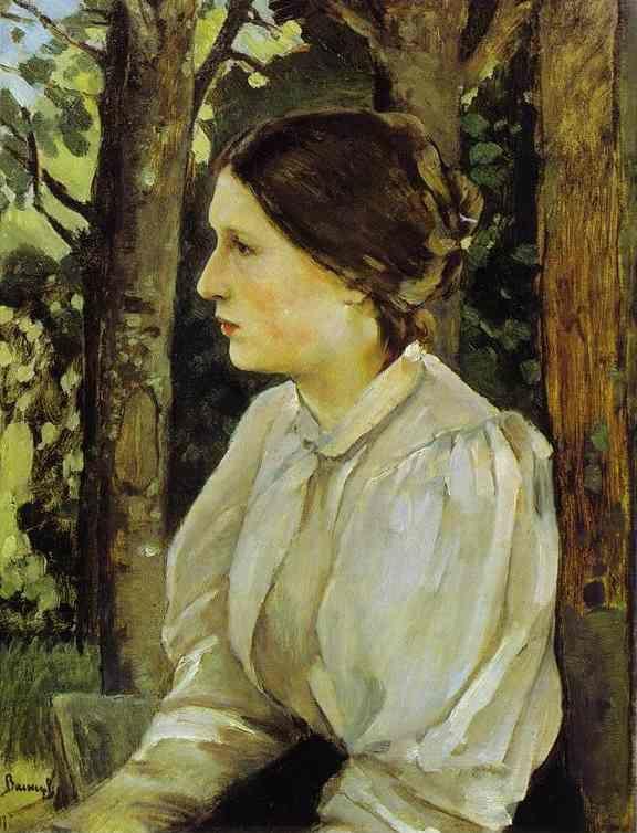 Victor Vasnetsov. Portrait of Tatyana Vasnetsova, the Artist's Daughter.