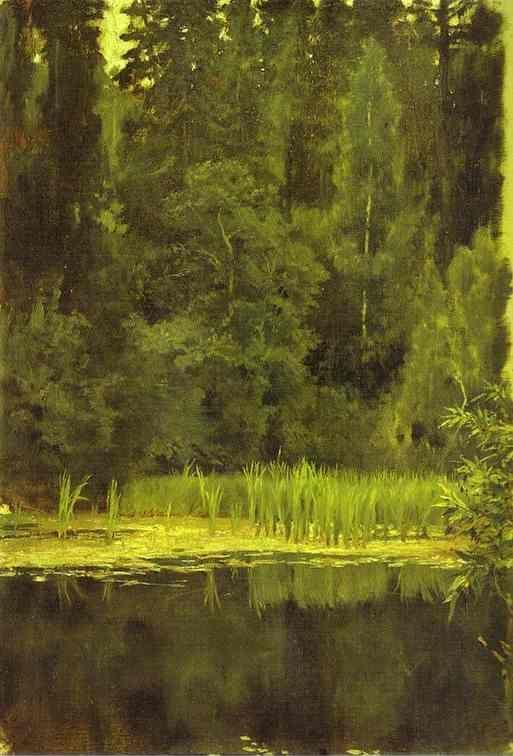 Victor Vasnetsov. Pond in Akhtyrka.