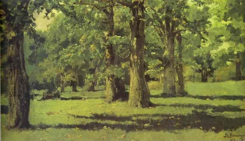 Victor Vasnetsov. The Oak Grove at Abramtsevo.