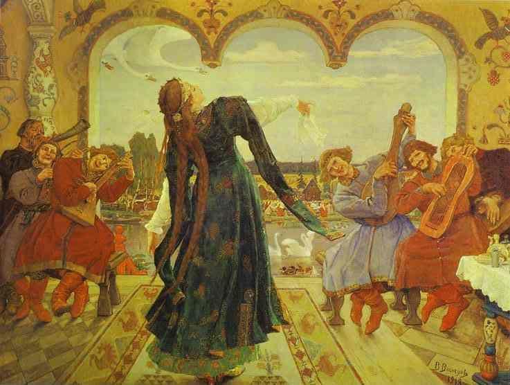 Victor Vasnetsov. The Frog Tsarevna.