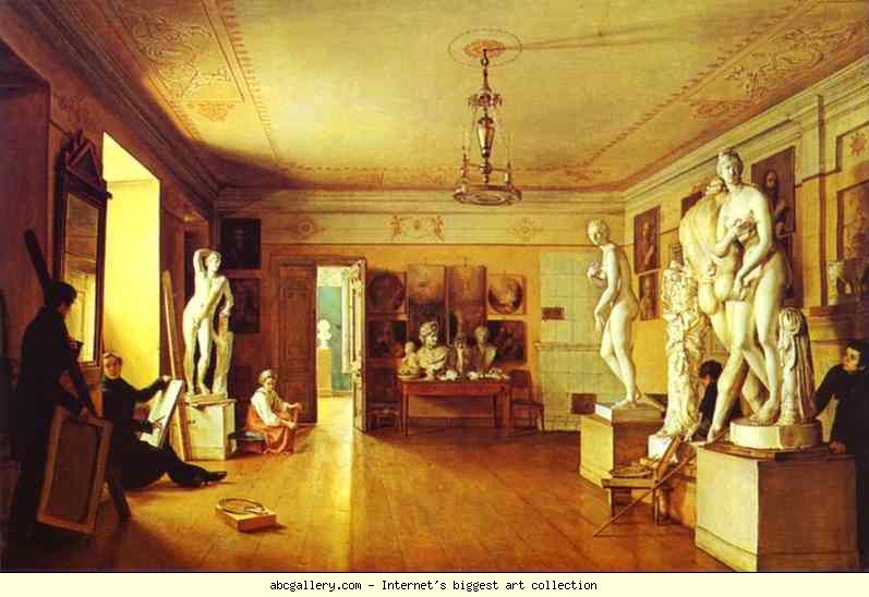 Alexander Alexeyev. The Workshop of A. Venetsianov in St. Petersburg.