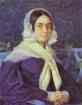 Evgraf Krendovsky. Portrait of an Unknown Woman in a Violet Dress.
