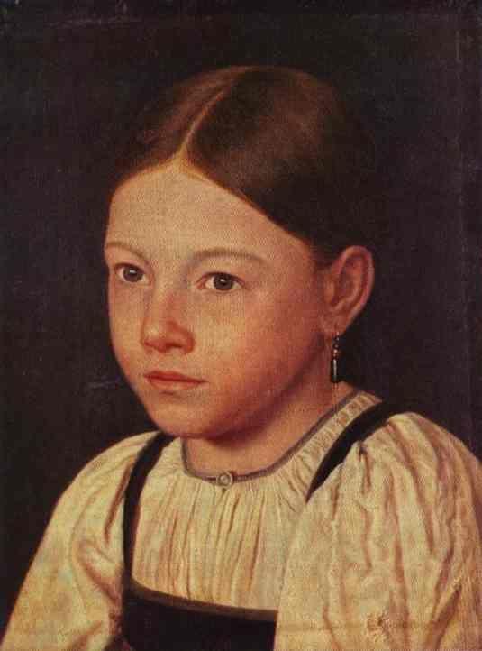 Fedor Slavyansky. Peasant's Girl.