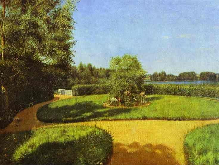 Grigoriy Soroka. View of a Park in the Estate of Ostrovki.