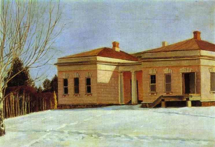 Grigoriy Soroka. Outbuilding in the Estate of Ostrovky.