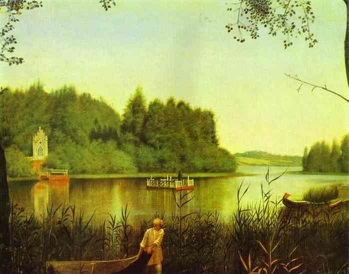 Grigoriy Soroka. View of a Park in the Estate of Ostrovki.