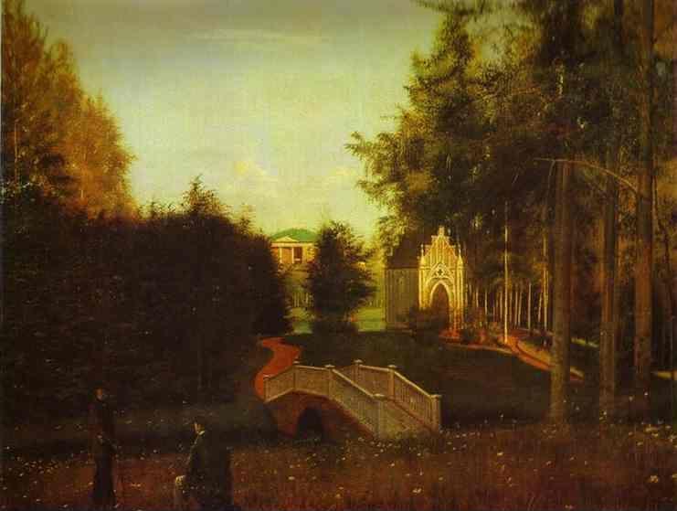 Grigoriy Soroka. Chapel in a Park. Estate of Ostrovky.