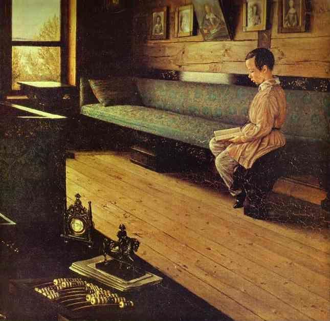 Grigoriy Soroka. Study of the House in the Ostrovky Estate. Detail.