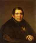 Alexey Tyranov. Portrait of Piotr Pletnev.