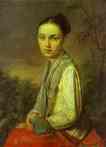 Alexey Venetsianov. Portrait of V. S. Putyatina.
