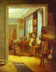 Kapiton Zelentsov. An Artist's Room.
