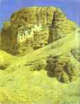 Vasily Vereshchagin. Monastery in a Rock. Ladakh.