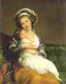 Louise-Elisabeth Vigée-Lebrun. Self Portrait with Daughter (Jeanne Julie Louise, 1780-1809).