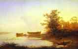 Maxim Vorobiev. Sunrise. In the Suburbs of St. Petersburg.