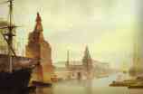 Maxim Vorobiev. Neva Embankment near the Academy of Arts.