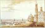 Maxim Vorobiev. View of Sobornaya Square in the Moscow Kremlin.