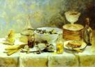 Edouard Vuillard. Still Life with Salad Greens.