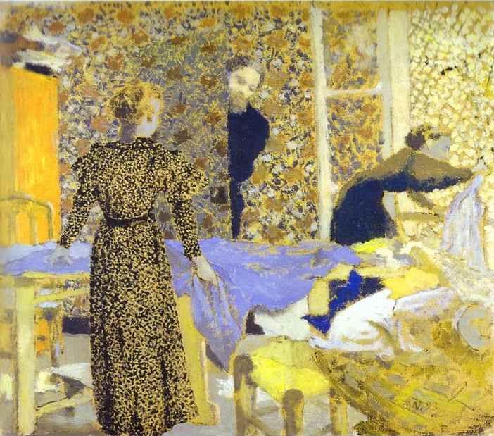 Edouard Vuillard. Studio or The Suitor/L'Atelier ou Le Prétendant.