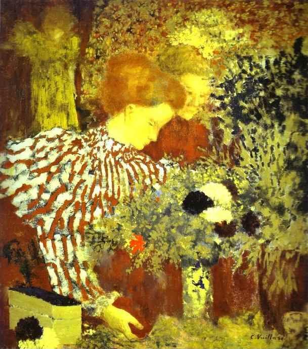 Edouard Vuillard. The Stripped Blouse/Le Corsage rayé.