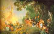 Jean-Antoine Watteau. Embarkation for Cythera.