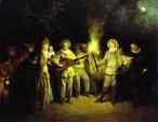 Jean-Antoine Watteau. Love in the Italian Theater.