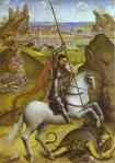 Rogier van der Weyden. St. George and the Dragon.