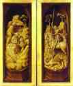 Rogier van der Weyden. Sforza Triptych. St. Jerome and St. George. The exterior.