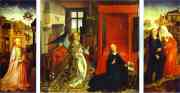 Rogier van der Weyden. Annunciation Triptych.