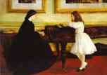 James Abbott McNeill Whistler. At the Piano.