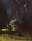 James Abbott McNeill Whistler. Nocturne in Black and Gold: The Falling Rocket.