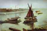 James Abbott McNeill Whistler. Grey and Silver: Old Battersea Beach.