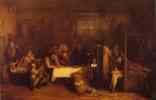 Sir David Wilkie. Distraining for Rent.