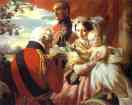 Franz Xaver Winterhalter. The First of May. The Duke of Wellington Presenting a Casket on Prince Arthur's Birthday.