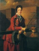 Joseph Wright of Derby. Mrs Wilmot in Riding Dress.