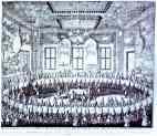 Alexey Zubov. The Wedding Feast of Peter I and Catherine in the Winter Palace of Peter I in St. Petersburg on February 19, 1712.