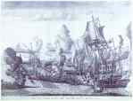 Alexey Zubov. Battle of Gangut, June 27, 1714.