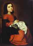 Francisco de Zurbarán. Childhood of the Virgin.