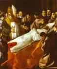 Francisco de Zurbarán. The Death of St. Bonaventura.